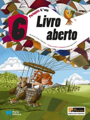 Livro aberto - Português - 6.º Ano Manual 2024