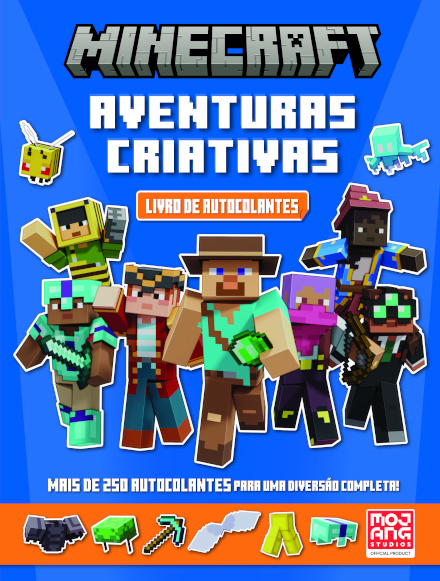 Minecraft:Aventuras Criativas: Livro de Autocolantes