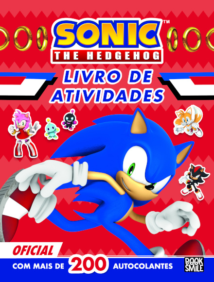 Sonic: O Ouriço: Livro de Atividades com Autocolantes