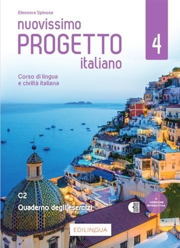 Nuovissimo Progetto italiano 4 – Corso di lingua e civiltà italiana – Quaderno degli esercizi (+1 CD audio) - 184 pages