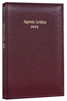 Agenda Jurídica 2025 - (Versão Classique Bordeaux)