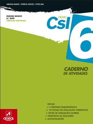 Novo CSI 6 - Ciências Naturais - 6.º Ano Caderno de atividades 2024