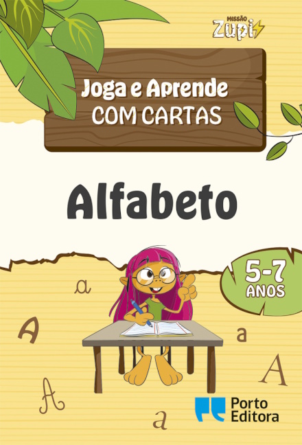 MISSÃO Zupi - Alfabeto - Joga e Aprende com cartas - 5-7 anos