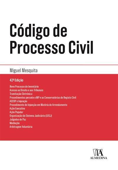 Código De Processo Civil - 42ª Edição