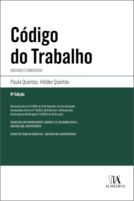 Código Do Trabalho - Anotado E Comentado