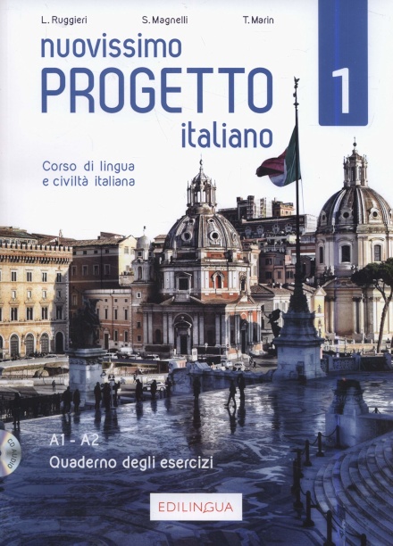 Nuovissimo Progetto italiano 1 – Corso di lingua e civiltà italiana – Quaderno degli esercizi (+1 CD audio) - 184 pages