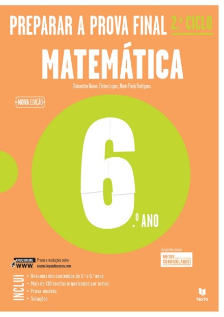 NOVAS Preparar Prova Final Matemática 6