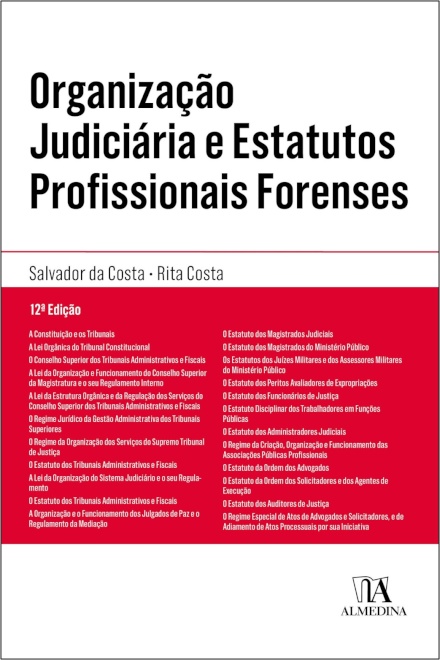 Organização Judiciária E Estatutos Profissionais Forenses