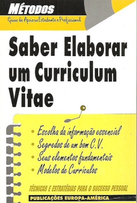 Saber Elaborar um Curriculum Vitae