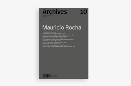 Archives 10. Mauricio Rocha