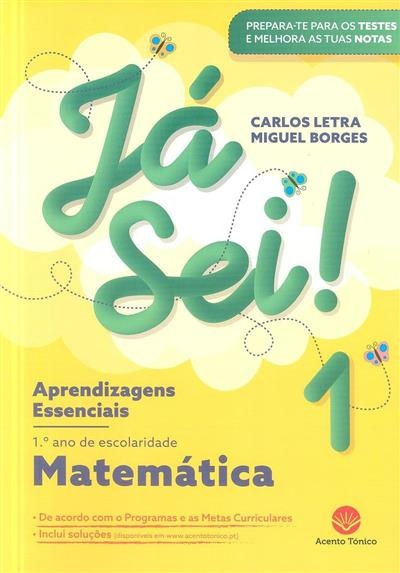 Já Sei! - Matemática 1.º Ano