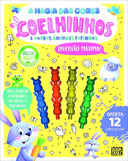A Magia das Cores: Coelhinhos e outros Animais Fofinhos