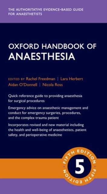 Oxford Handbook of Anaesthesia 5th Edition