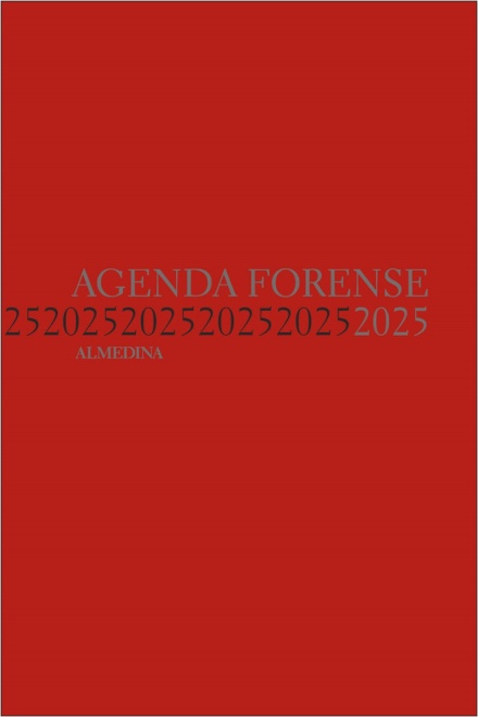 Agenda Forense 2025 – Bolso – (Vermelho)