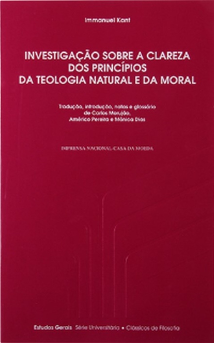 Investigação sobre a Clareza dos Princípios da Teologia Natural e da Moral