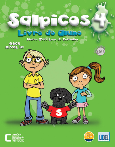 Salpicos 4 - Livro do Aluno com CD Áudio