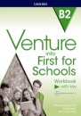 Venture into First for Schools: Workbook With Key Pack