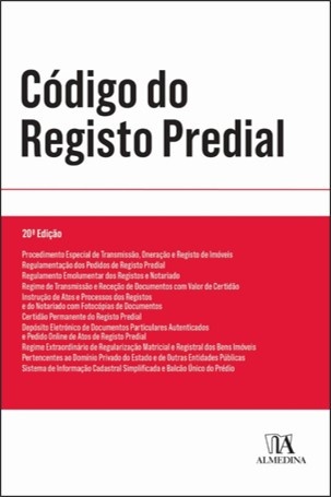 Código Do Registo Predial-20ª Edição