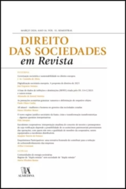 Direito Das Sociedades Em Revista 31