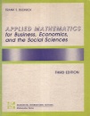 Apllied Mathematics for Business, Economics, and Social Sciences